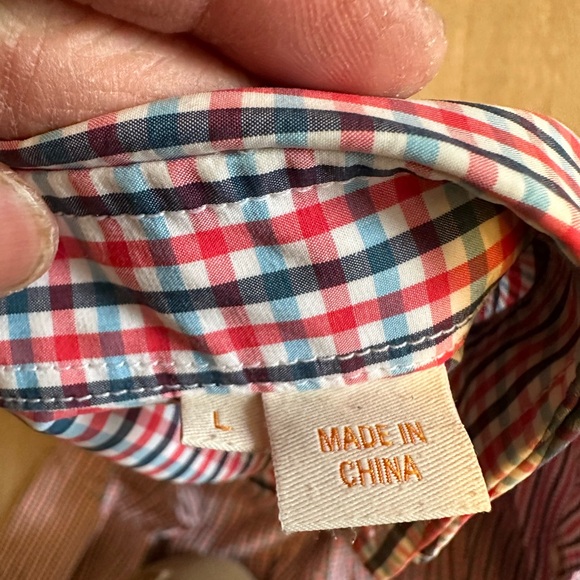 Hugo Boss Orange casual button up dress shirt size L slim fit - Picture 4 of 5